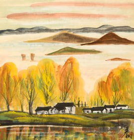 LIN FENGMIAN (1900-1991), ATTRIBUTED TO, SCENERY
