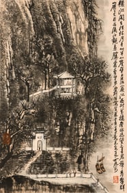 LI KERAN (1907-1989), ATTRIBUTED TO, VIEWING LIJIANG SCENERY