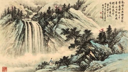 HUANG JUNBI (1898-1991), ATTRIBUTED TO, IN THE STYLE OF SHITAO