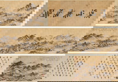 ZHANG DAQIAN (1899-1983), ATTRIBUTED TO, JOYFUL DWELLING BY MOUNTAIN STREAM