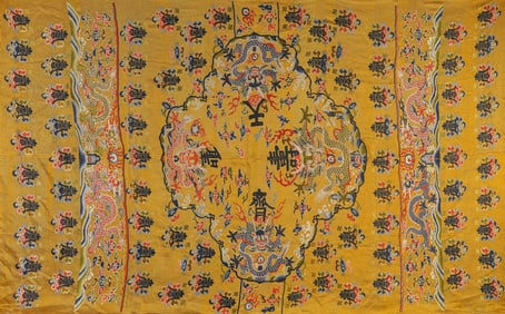 A KESI DRAGON ROBE FABRIC