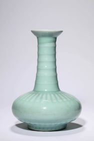 A POWDER-BLUE VASE