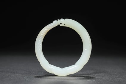 A JADE BANGLE