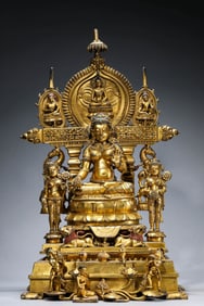 A TIBETAN PALA-STYLE FIGURE OF AVALOKITESHVARA