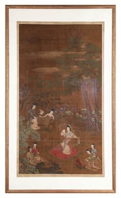 ZHOU WENJU (ACT. 10TH CENTURY), ATTRIBUTED TO, FIGURE