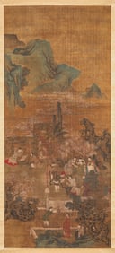 ANONYMOUS, LANDSCAPE WITH FIGURES