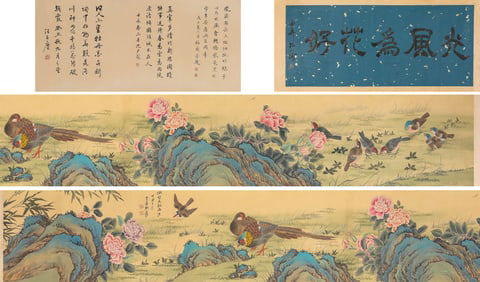 ZHANG DAQIAN (1899-1983), ATTRIBUTED TO, FLOWER-AND-BIRD