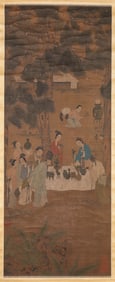 LIU SONGNIAN (ACT. 1190-1230), ATTRIBUTED TO, LITERARY GATHERING