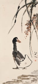 XIE ZHIGUANG (1900-1976), ATTRIBUTED TO, DUCKS AT PLAY