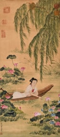 LENG MEI (C.1677-1742), ATTRIBUTED TO, LADIES