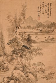 HE WEIPU (1844-1925), ATTRIBUTED TO, LANDSCAPE