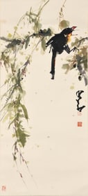 ZHAO SHAO'ANG (1905-1998), ATTRIBUTED TO, FLOWERS AND BIRDS