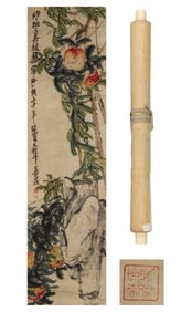 WU CHANGSHUO (1844-1927), ATTRIBUTED TO, SHOU