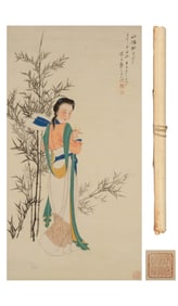 ZHANG DAQIAN (1899-1983), ATTRIBUTED TO,  LADY