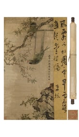 SHEN QUAN (1682-1760), ATTRIBUTED TO, FLOWERS AND BIRDS