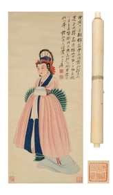 ZHANG DAQIAN (1899-1983), ATTRIBUTED TO, FIGURE