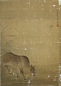 MA QUAN (ACT. 18TH C.), ATTRIBUTED TO, AUSPICIOUS BEASTS