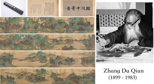 ZHANG DAQIAN (1899-1983), ATTRIBUTED TO, TEN VIEWS OF WANGCHUAN