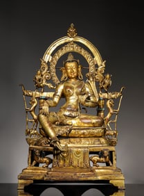 A PALA-STYLE GREEN TARA