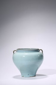 A JUN-TYPE 'PURPLE-SPLASHED' JAR