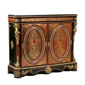 FINE FRENCH BOULLE MARQUETRY CABINET