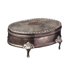 VICTORIAN ANTIQUE ENGLISH JEWELRY BOX