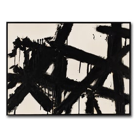 FRANZ KLINE (1910-1962), SIGNED, OIL ON BOARD