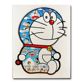 TAKASHI MURAKAMI (B. 1962), ATTRIBUTED TO,OIL ON CANVAS