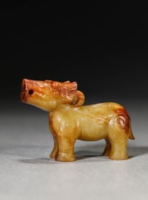 A JADE AUSPICIOUS BEAST
