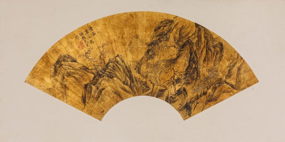 TANG YIN (1470-1524), ATTRIBUTED TO, FAN PAINTING