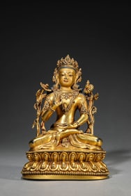 A FIGURE OF MAITREYA