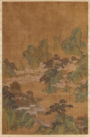 ANONYMOUS, ATTRIBUTED TO, LANDSCAPE WITH FIGURES