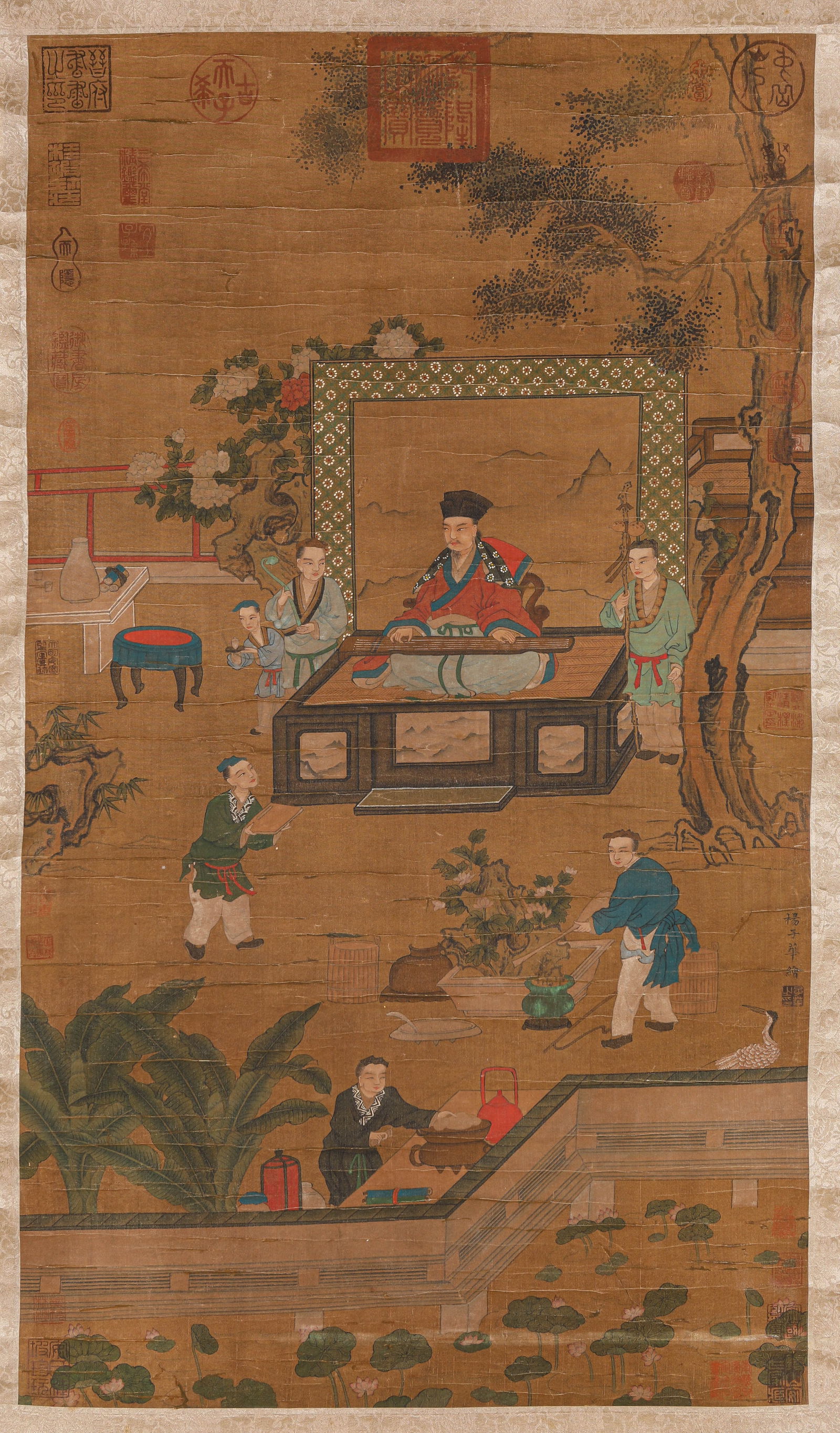 YANG ZIHUA (ACT. 6TH CENTURY), ATTRIBUTED TO, FIGURE (1 of 8)