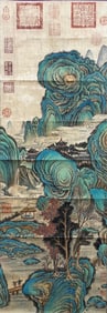 ZHAO BOJU (C.1120-1182), ATTRIBUTED TO, VISITING FRIENDS IN DEEP MOUNTAINS