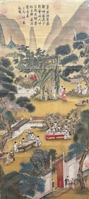 LI GONGLIN (1049-1106), ATTRIBUTED TO, FIGURE NARRATIVE