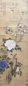 TANG YIN (1470-1524), ATTRIBUTED TO, FLOWERS AND BIRDS