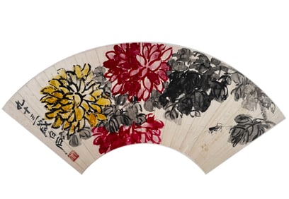 QI BAISHI (1864-1957), ATTRIBUTED TO, AUTUMN CHRYSANTHEMUMS