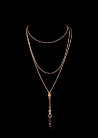 18K GOLD "HAND OF LOVE" ANTIQUE CHAIN