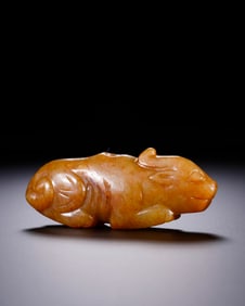A WHITE JADE BEAST