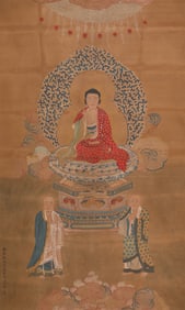 WU BIN (ACT. 16TH 17TH CENTURY), ATTRIBUTED TO, SUPREME FORM OF SAKYAMUNI BUDDHA
