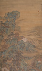 YUAN YAO (ACT. 18TH CENTURY), ATTRIBUTED TO, PENGLAI PARADISE