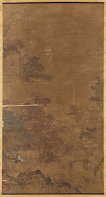 QIU YING (1494 1552), ATTRIBUTED TO, LANDSCAPE WITH FIGURES