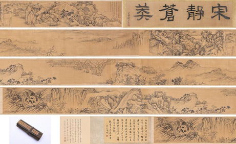 SHITAO (1642 1707), ATTRIBUTED TO, SCENIC VIEWS OF RIVERS AND MOUNTAINS