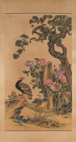 YU SHENG (ACT. 18TH CENTURY), ATTRIBUTED TO, FLOWER AND BIRD
