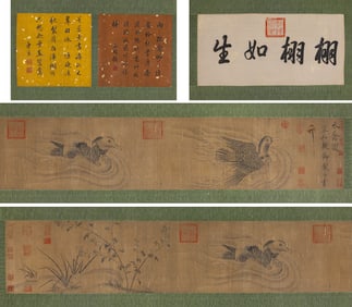 EMPEROR HUIZONG (1082 1135), ATTRIBUTED TO, WATERFOWL