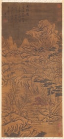 TANG YIN (1470 1524), ATTRIBUTED TO, RETURNING HOME AT NIGHT