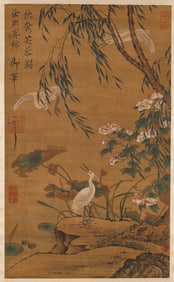 XU XI (ACT. 10TH CENTURY), ATTRIBUTED TO, EGRETS AND LOTUS IN AUTUMN