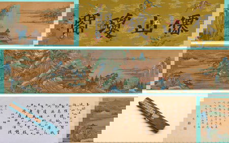 QIU YING (1494-1552), ATTRIBUTED TO, PENGLAI IMMORTAL REALM