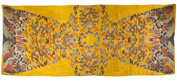 A KESI DRAGON ROBE FABRIC