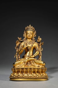 A FIGURE OF MAITREYA